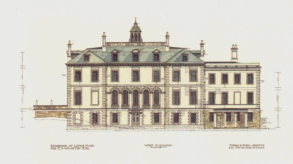 Architectural elevation of The Mount